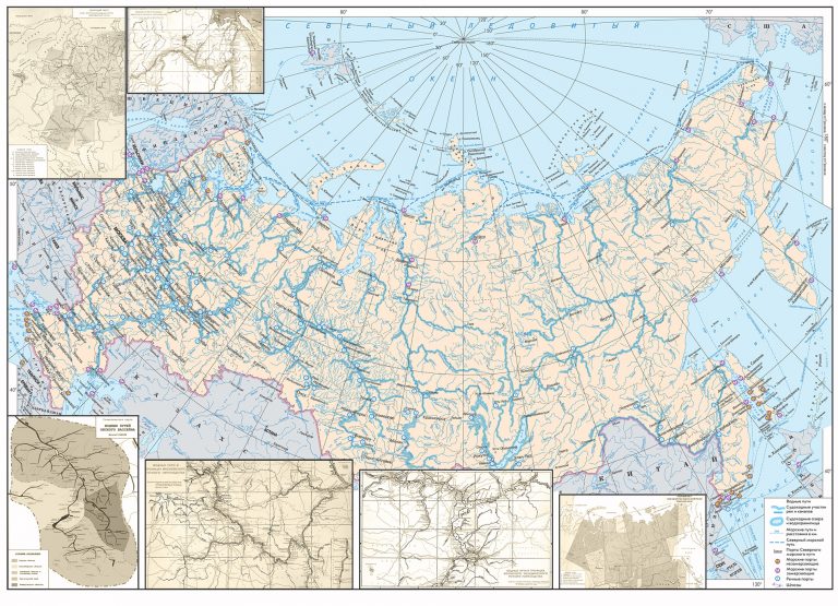 Карта водных путей спб